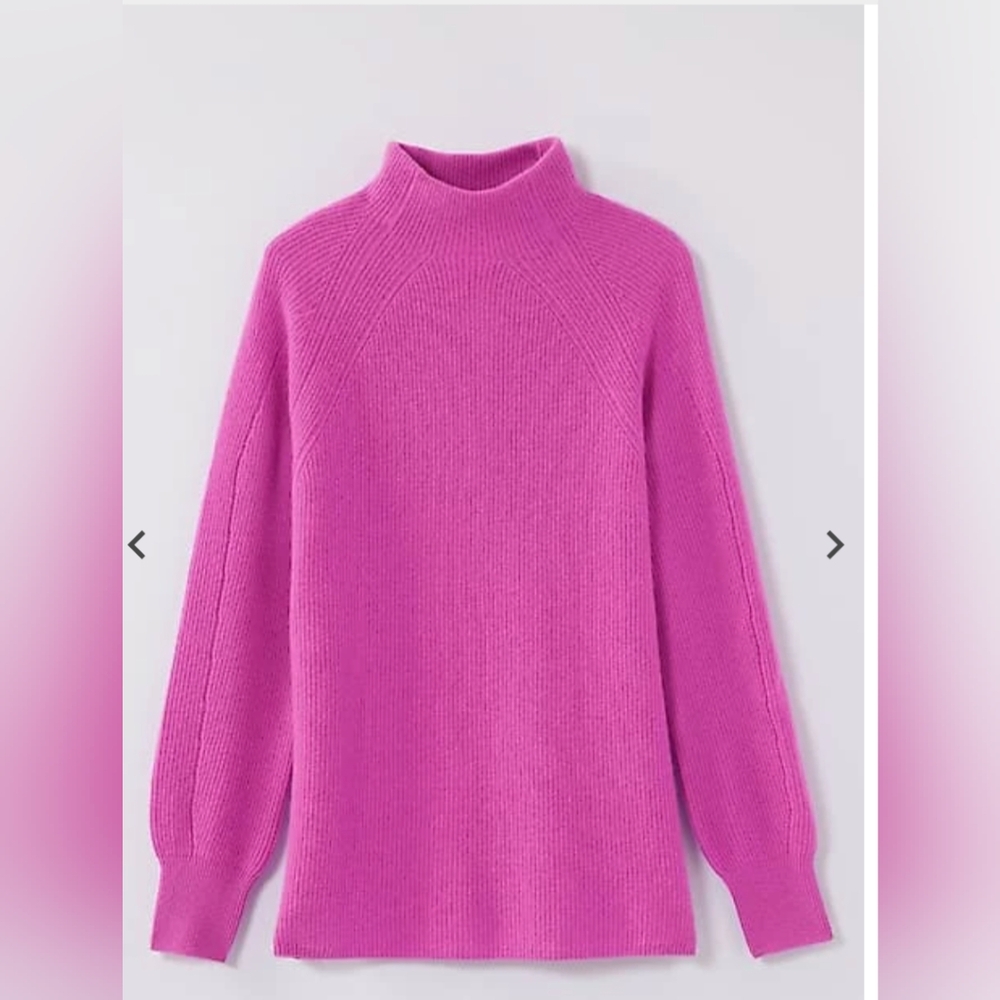 Brand New J Jill cashmere Funnel Neck sweater